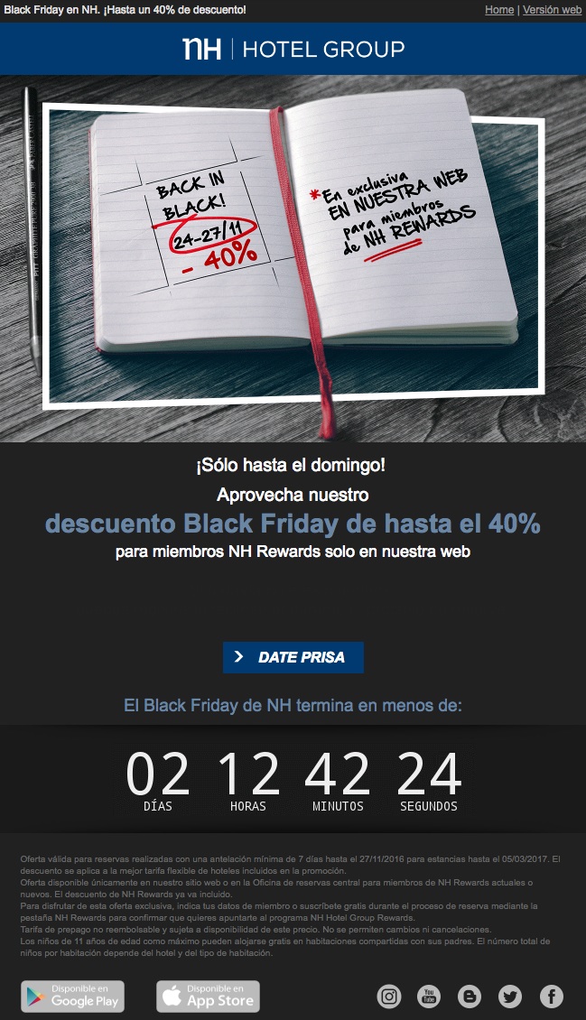 tipos de anuncios online: email