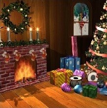 Chimenea con objetos combustibles muy cerca