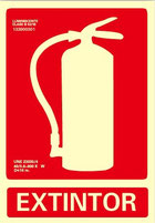 Señal para un extintor