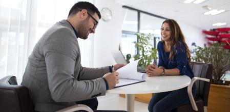Una imagen de una entrevista de trabajo