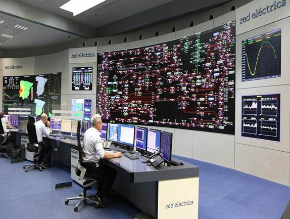 El Centro de Control de Energías Renovables (Cecre) y el Centro de Control Eléctrico (Cecoel) de Red Eléctrica.
