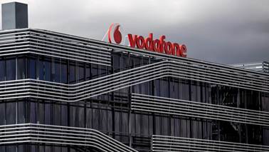 Sede de Vodafone en Madrid el día en el que la compañía de telefonía ha anunciado un ERE para 515 empleados